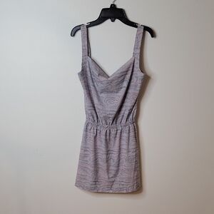 Travis Mathew Pink and Gray Mini Dress